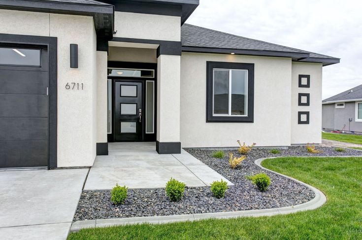 White Stucco Houses